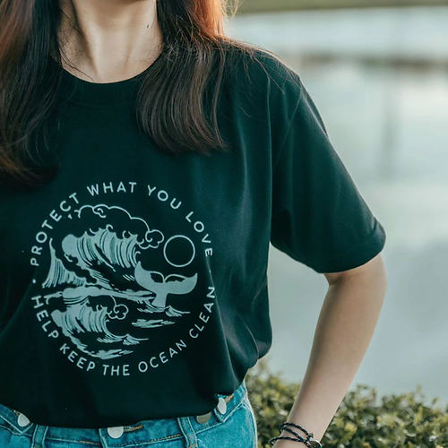 Help Keep The Ocean Clean Tee - Image 8